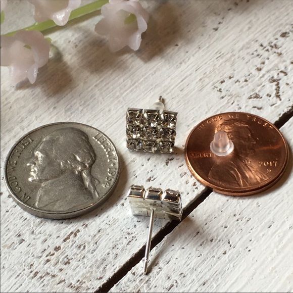 Rhinestone Earrings - Picture 5 of 7